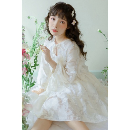 Đầm babydoll tay raplan tầng xoè - Lily Babydoll - CARROT FARM