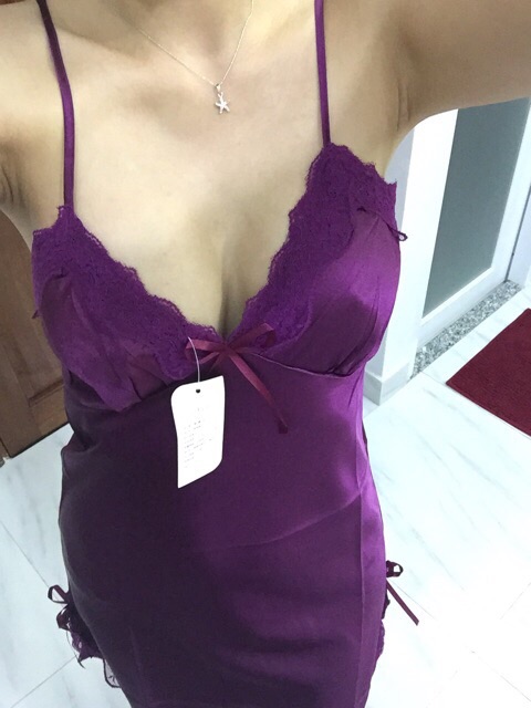 VÁY NGỦ SEXY HAI DÂY SATIN LỤA NƠ NGỰC 🎁FREESHIP 50K🎁 bigsize 65kg ĐỒ NGỦ SATIN SALE GIÁ RẺ VN85151 | BigBuy360 - bigbuy360.vn