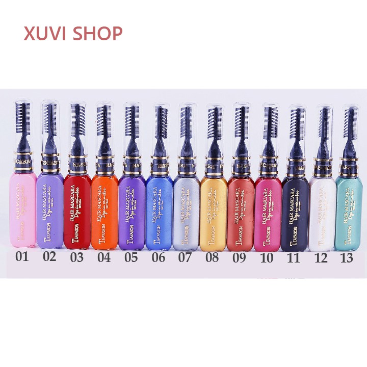 Mascara Thỏi Nhuộm Đổi Màu Tóc Tạm Thời Móc Light Nhiều Màu Sắc Thời Trang An Toàn , Tiện Dụng - XUVI SHOP | BigBuy360 - bigbuy360.vn