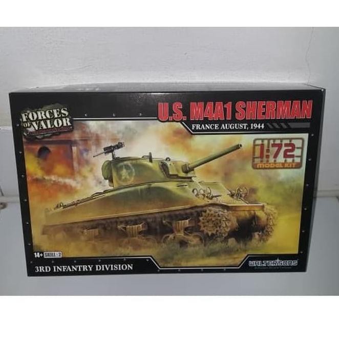 Mô Hình Xe Tăng U.S Sherman M4A1 Pháp 1944 Tỉ Lệ 1: 72