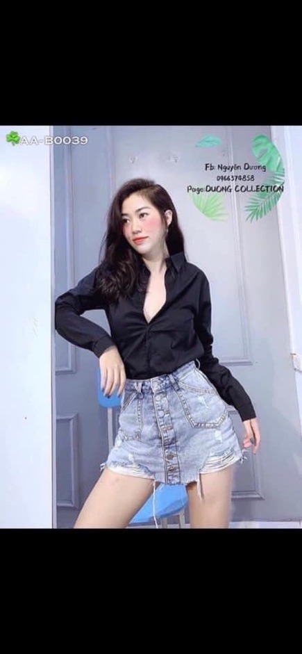VÁY JEAN KHUY HOT HIT CHO CÁC NÀNG NHA