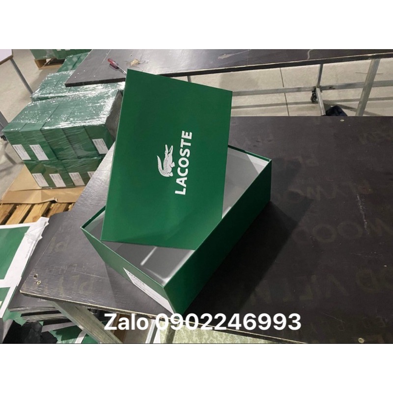 hộp giày lacoste cứng hàng vip sỉ zalo 0902246993