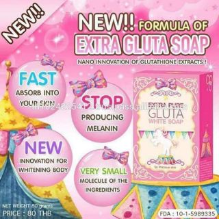 Xà bông trắng da extra gluta soap