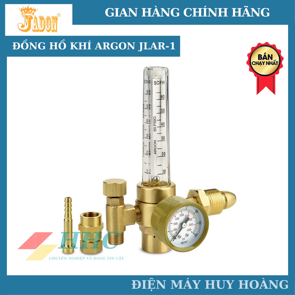 Đồng hồ khí Argon tiết kiệm khí loại cao cấp hiệu Jadon