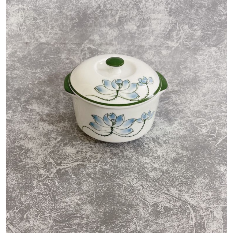 Thố chưng yến 500ml Bát Tràng