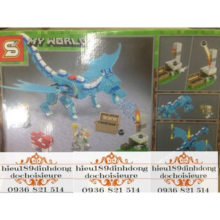 Xếp hình Lego Minecraft MyWorld mg200 : rồng Ender