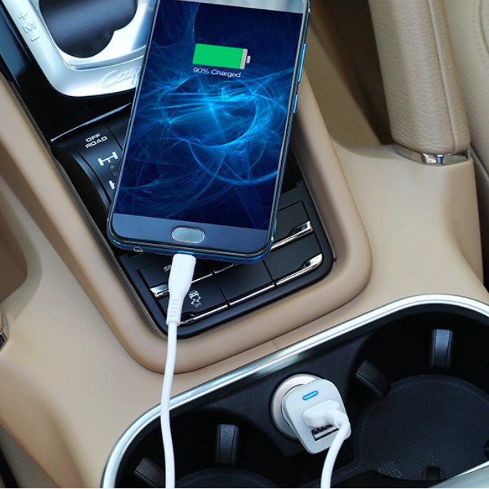 ROBOT Sạc Ô Tô Cốc Sạc Xe Hơi RT-C06 - CHÍNH HÃNG -BẢO HÀNH 1 ĐỔI 1