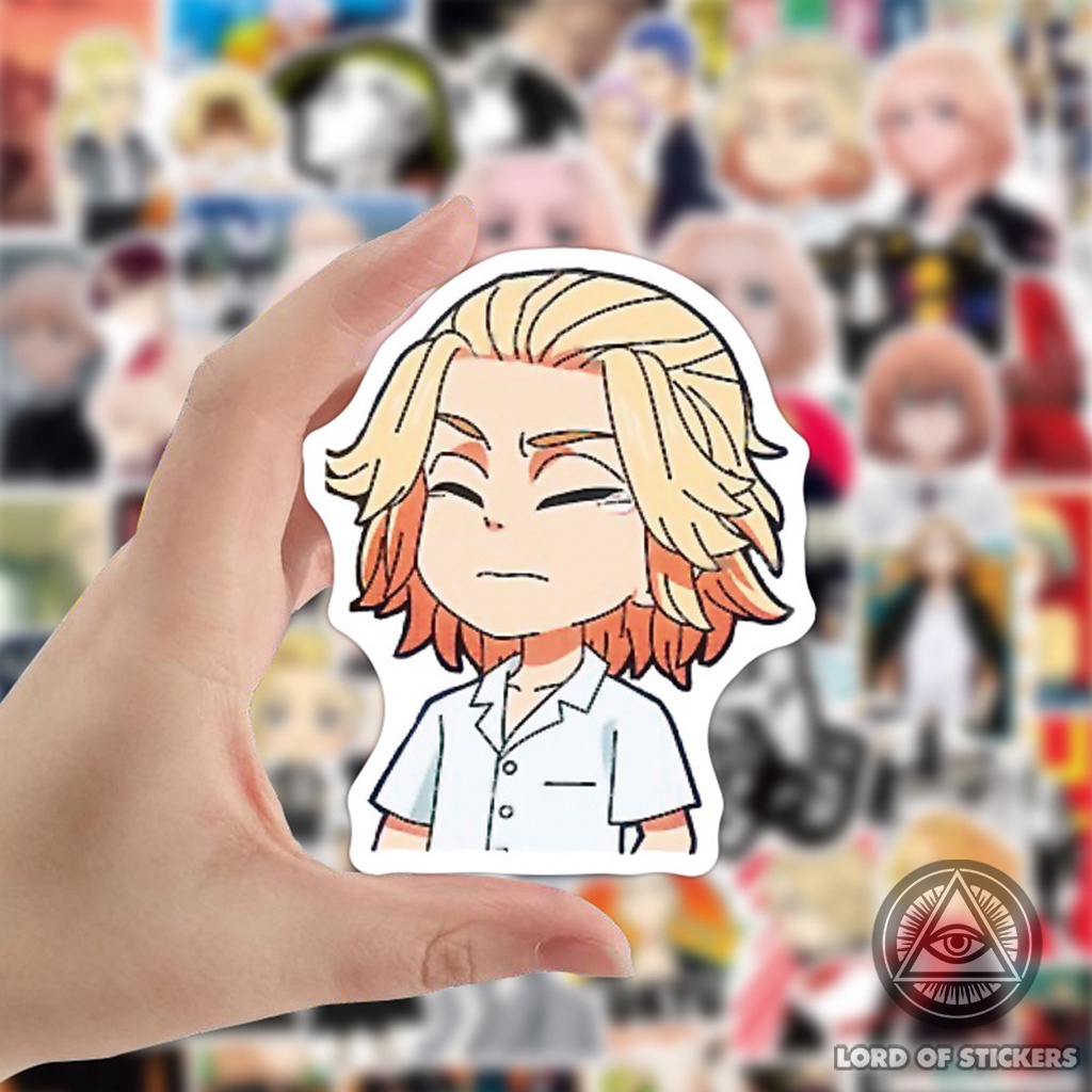 Set 100 Nhãn Dán Tokyo Revengers Anime Manga Sticker Hình Nhân Vật Truyện Tranh Trang Trí Mũ Bảo Hiểm, Vali, Ván Trượt