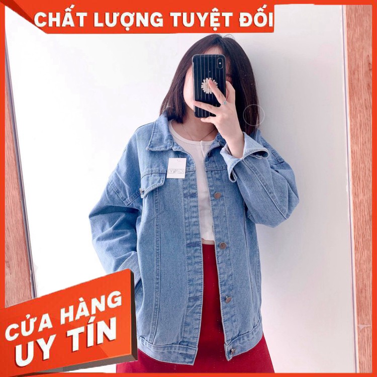 Miễn Phí Ship 30k Áo Khoác Chống Nắng Jean Basic Unisex Nam Nữ | Form Bigsize Thoải Mái | Chất Dày Dặn | Có Túi Trong