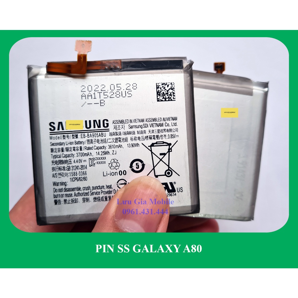 Pin Galaxy A80 chính hãng - Pin nhập khẩu