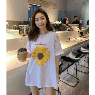 Áo thun hoa cúc siêu xinh [FREESHIP] Chất thun cotton mềm mát đẹp