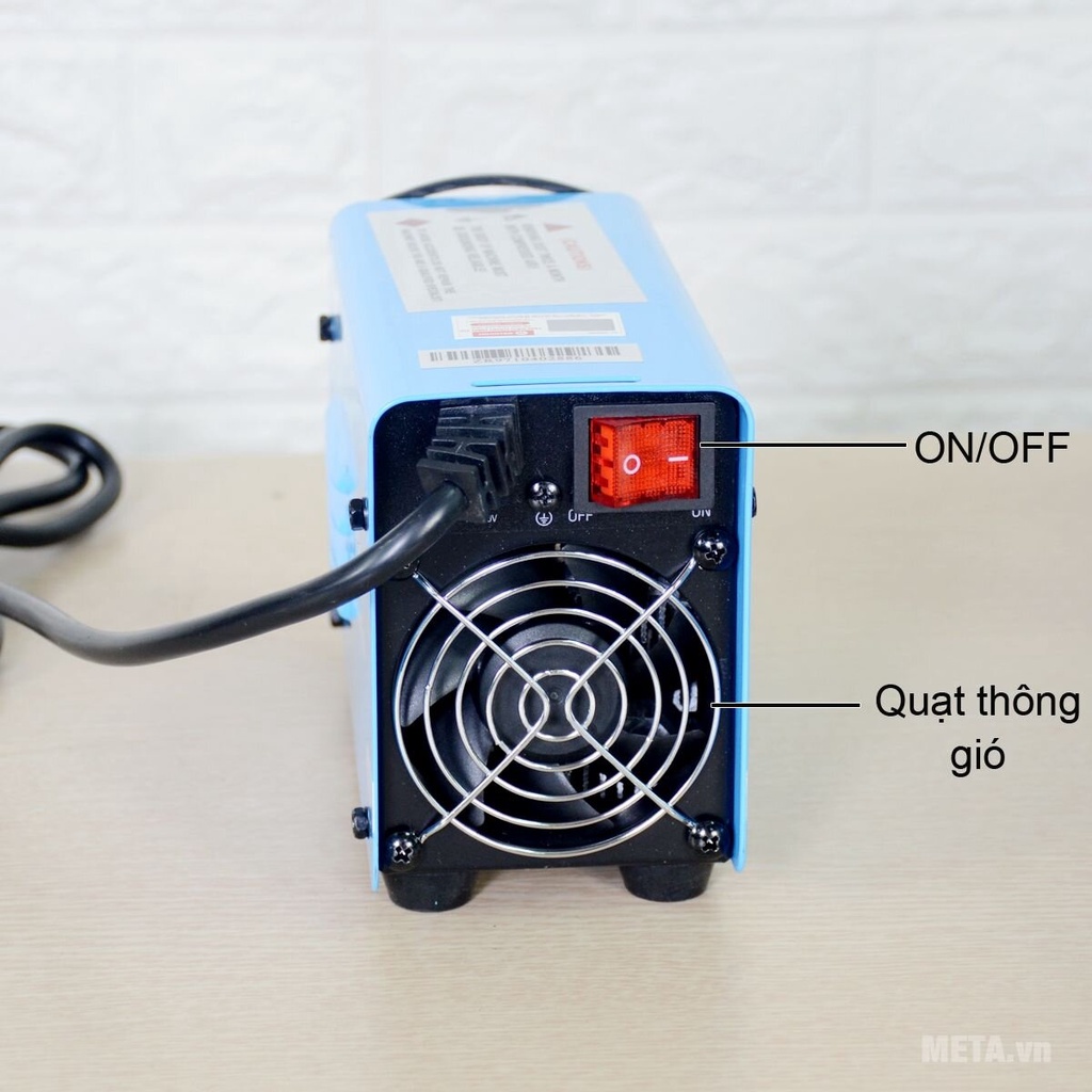 Máy hàn que dùng điện Ziziweld Zarc 2500 công suất 4.7 KVA hệ số công suất 0.65 cấp bảo vệ IP21S Zarc-2500