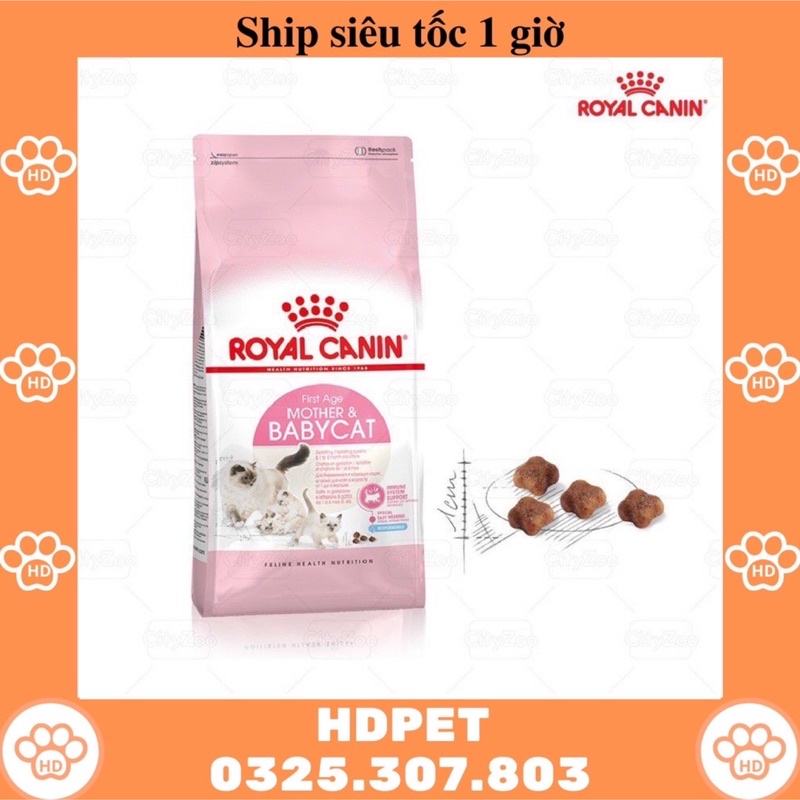 Thức ăn cho mèo mẹ và mèo con Royal Canin Mother &amp; Baby Cat 34 Túi 4kg