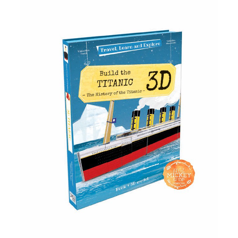 Bộ xếp hình mô hình 3D Thuyền Titanic - SASSI  3D Puzzle BUILD THE TITANIC