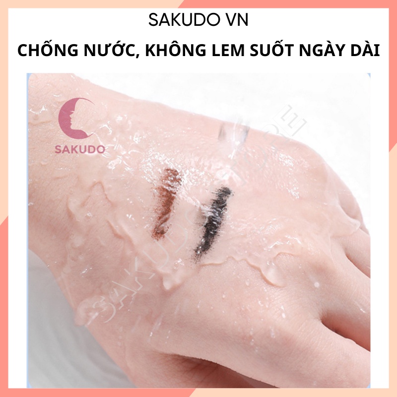 Mascara 3D Laneila siêu mảnh 2.5mm với công thức dài mi Skinny Microcara, chuốt mi siêu mảnh, cong, dài mi SKD025