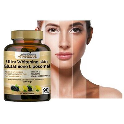 Viên uống Trắng Da Giảm Nám Liposomal Glutathione 3000mg Alpha lipoic acid NAC Vitamin C Vitamisan 90 viên