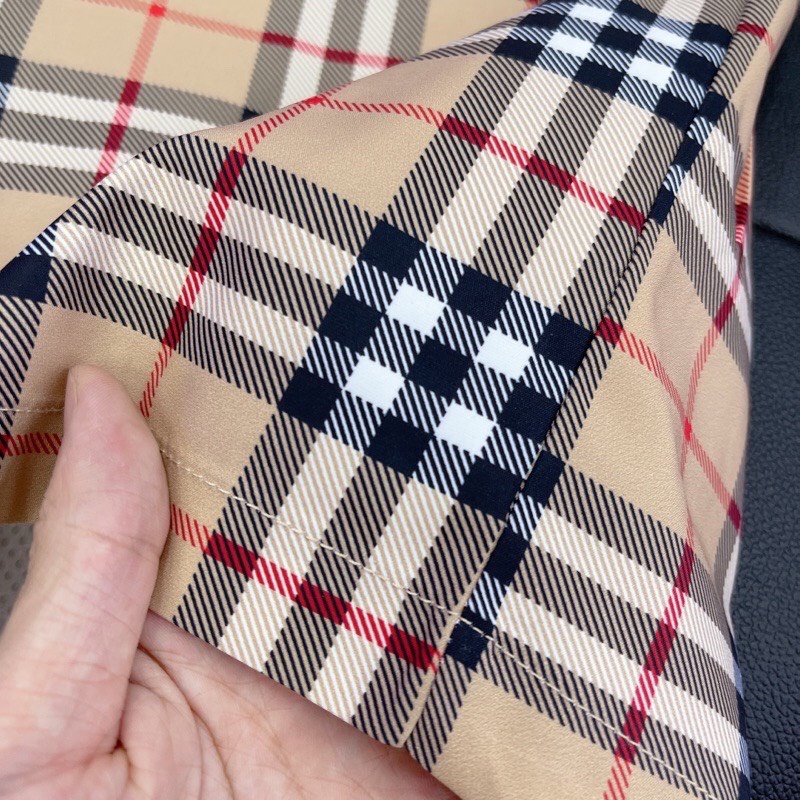Quần Short BBR Vintage Check, Quần short BBR 2 lớp vải gió