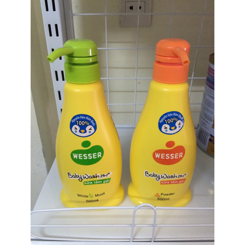 Sữa tắm gội Wesser 500ml