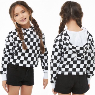 Áo Hoodie Croptop Caro F21 Xuất Xịn