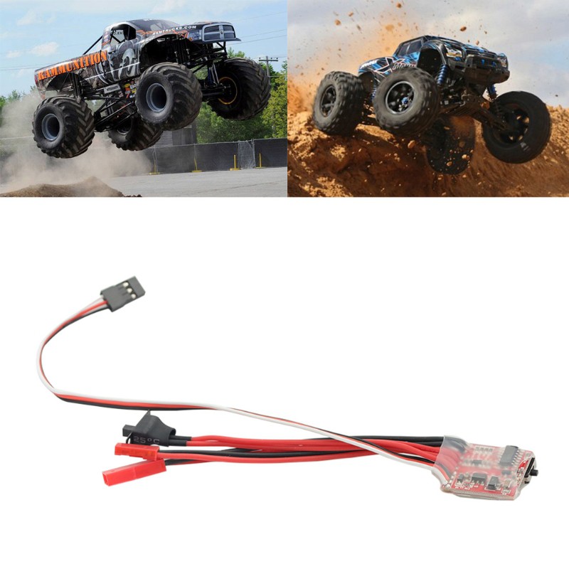 RC ROCK CRAWLER Bộ Điều Khiển Tốc Độ Động Cơ Không Chổi Than Mini 30a 4-8v Cho Xe Điều Khiển Từ Xa