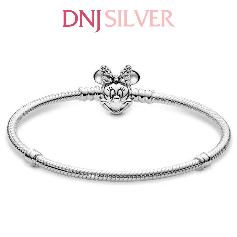 Vòng charm bạc 925 cao cấp - Mẫu vòng Mouse Head Bracelet, có thể mix thêm hạt charm vào vòng theo ý thích