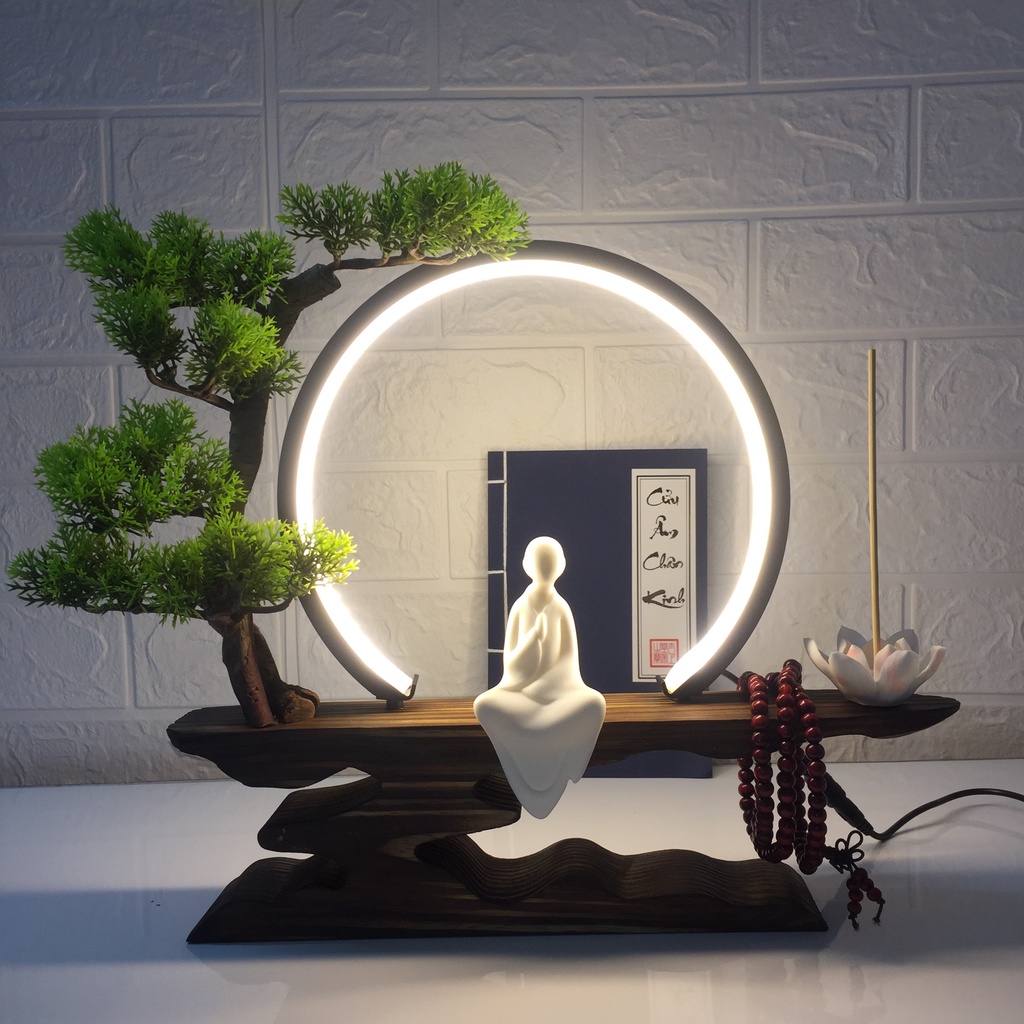Combo Bộ Đèn Led Vòng + Cây + Tượng  - GIÁ RẺ NHẤT!!!!!!!!!!!