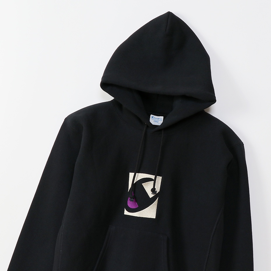 Áo Hoodie Champion JP Reverse Wease (R) Hooded Màu Đen CMPC3U120BLK