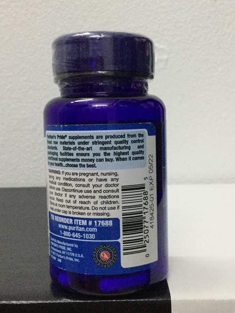 Viên Uống Hỗ Trợ Đẹp Da Bổ Khớp Puritan's Pride Hyaluronic Acid 100mg 60 viên | BigBuy360 - bigbuy360.vn