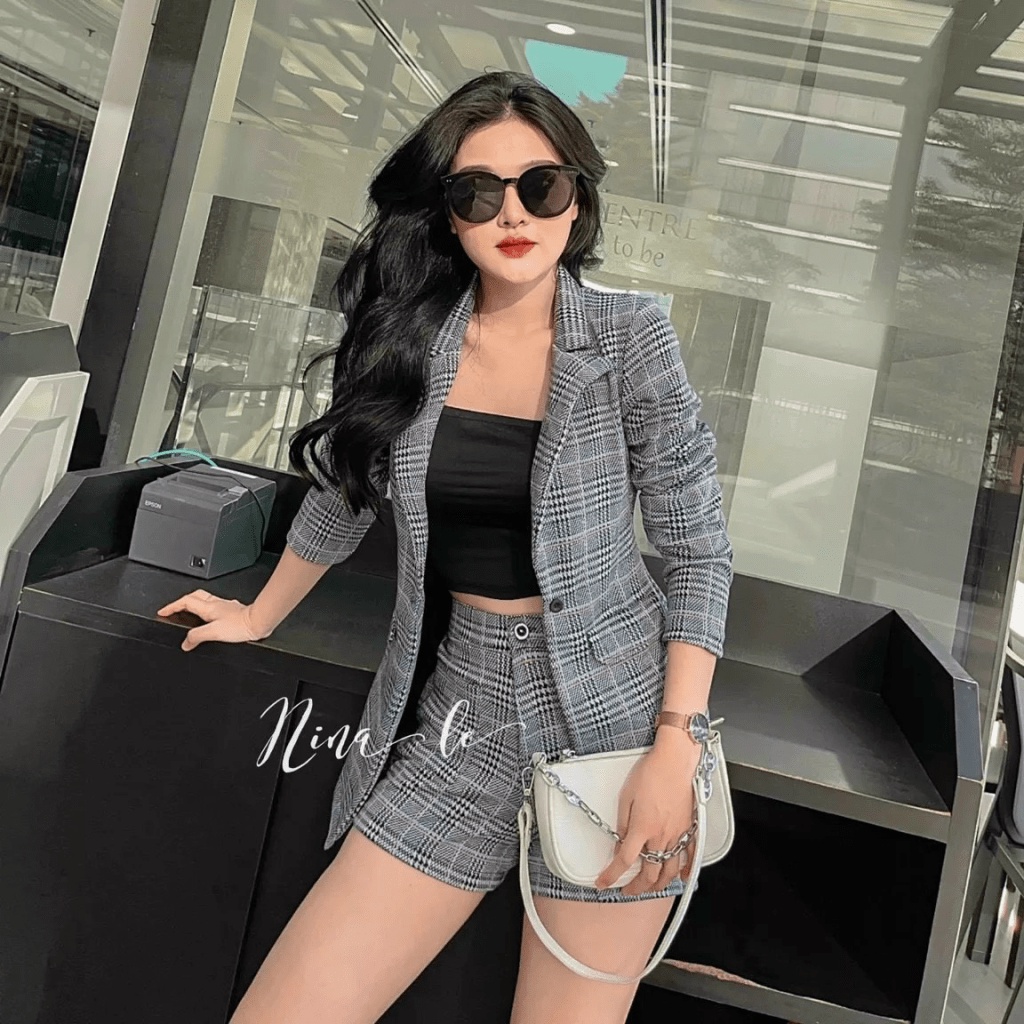 SÉT VEST NỮ 3 MÓN SANG CHẢNH LỊCH THIỆP SIÊU HOT