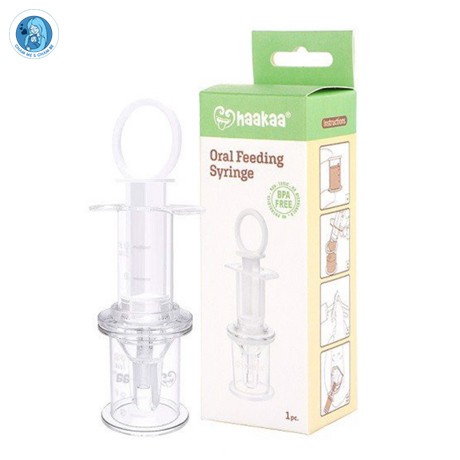 Dụng cụ uống thuốc, ăn sữa cho bé Silicone Haakaa -  Bán chạy hàng đầu Thế giới (Mỹ, Anh)