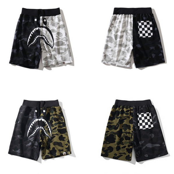 BAPE Quần Short Lưng Thun Họa Tiết Rằn Ri Mẫu Mới 2021 Dành Cho Cả Nam Và Nữ