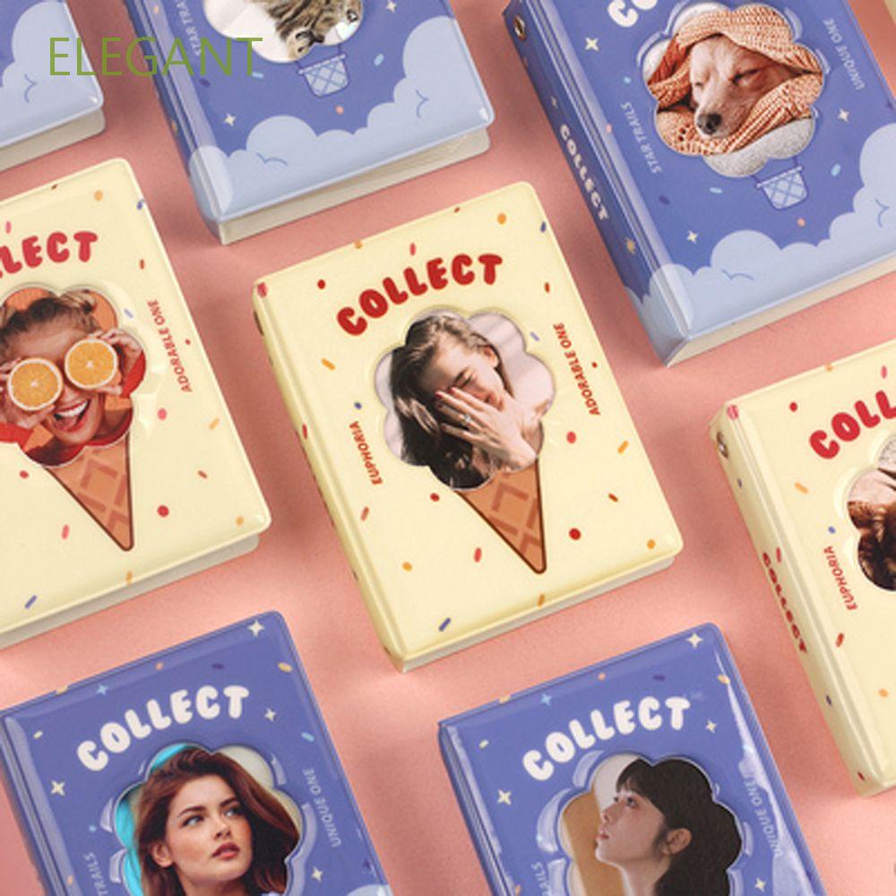 Quyển album sưu tầm thẻ thần tượng kích thước 3inch bìa họa tiết hoạt hình dễ thương