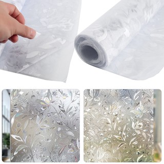 Giấy dán kính hoa văn mờ Không có keo kích thước 100x45cm FSHN