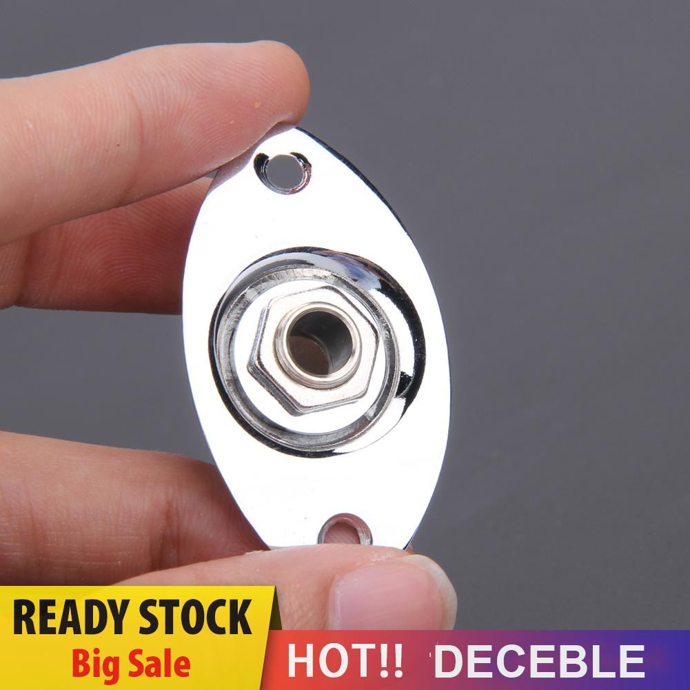 Ổ Cắm Jack 1 / 4 Hình Oval Cho Đàn Guitar Điện