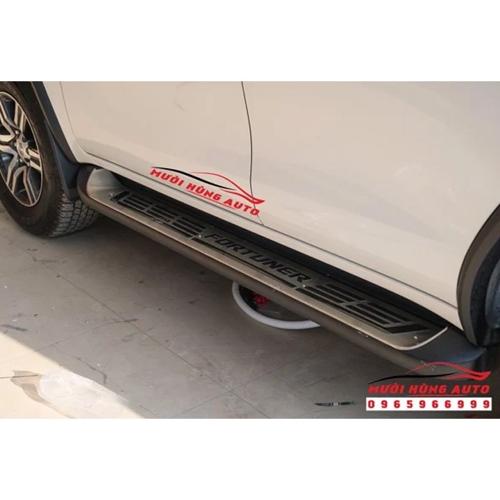 Ốp Bậc Lên Xuống - Ốp Bệ Bước Chân INOX Cao Cấp Dành Cho Xe Toyota Fortuner