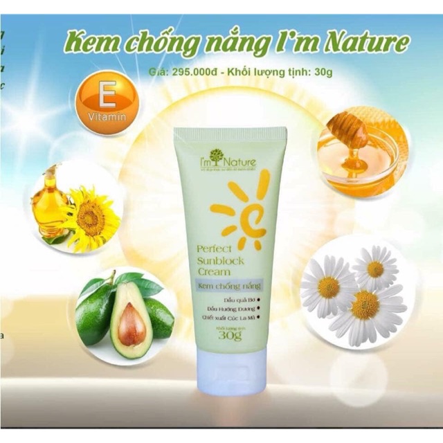 Kem chống nắng I’m Nature