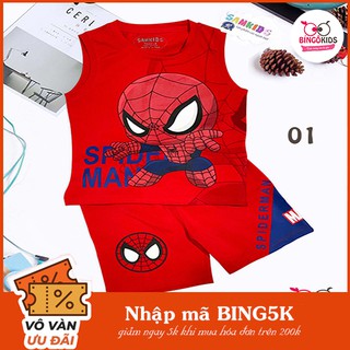 Đồ bộ sát nách bé trai in hình siêu nhân cực đẹp và ngầu