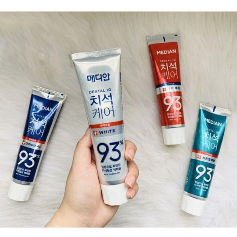 Kem Đánh Răng MEDIAN DENTAL IQ 93% Hàn Quốc 120g Chống Viêm Nướu, Giúp Làm Trắng Răng Phòng Tránh Bệnh Về Răng Miệng.