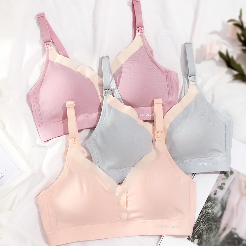 Áo Ngực Mở Cúp Trước Cho Con Bú Phụ Nữ Cho Con Bú Gom áo Ngực Đẩy Lên Phần Trên Mở Móc Đồ Lót