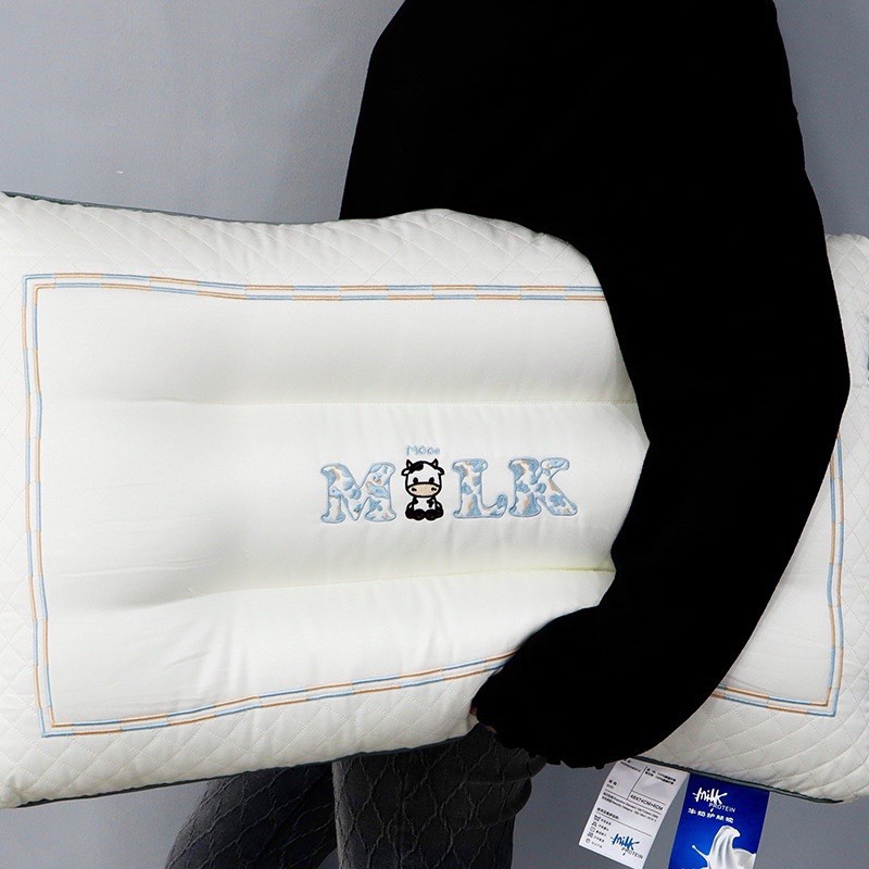 Ruột gối MATXA BAMBOO Bò sữa MILK cute đáng yêu , Gối Massager thế hệ mới cho người đau mỏi vai gáy hàng nhập khẩu