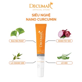 Gel ngừa mụn Nano Nghệ Decumar Advanced 20gr