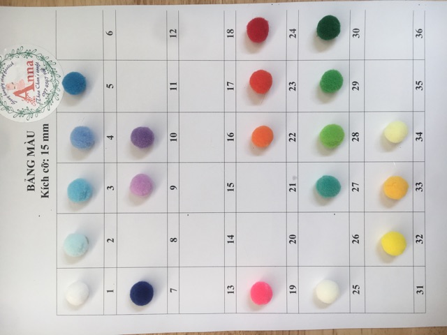 Hạt Bông PomPom trang trí Túi Itabag Đủ Màu Theo Yêu Cầu