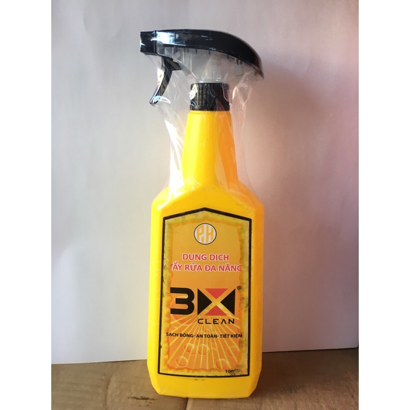 Dung Dịch Tẩy Rửa Đa Năng 3X Clean Chai 1 lít