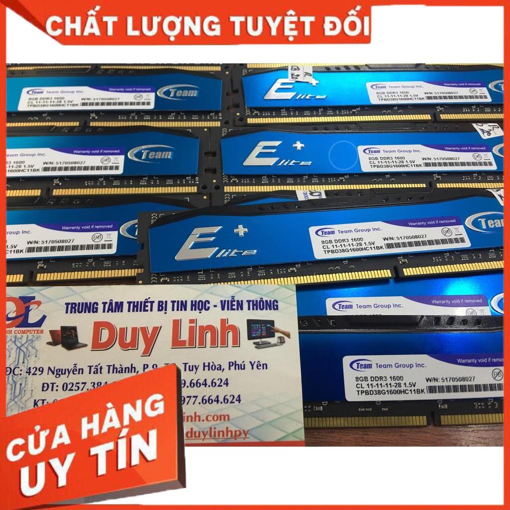 (giá khai trương) Ram DDR3 8G/1600 team và các loại tản thép