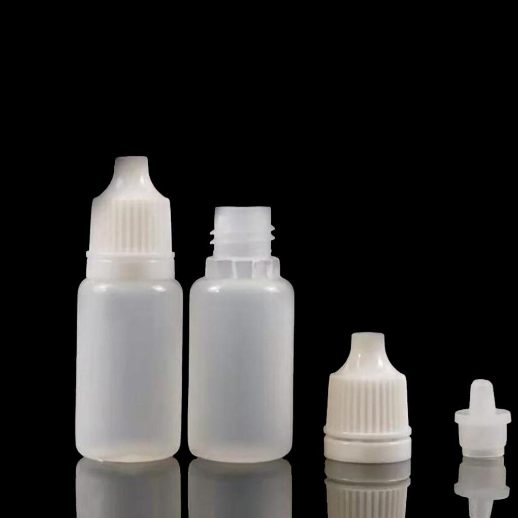 Set 10 Chai Nhựa PE Rỗng Trong Suốt Có Thể Bóp Được