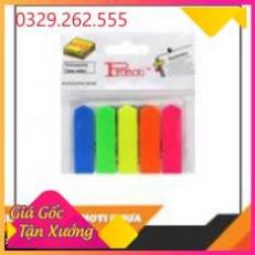 (Sale Khủng) 1 túi Giấy ghi nhớ Giấy phân trang nhựa 5 màu