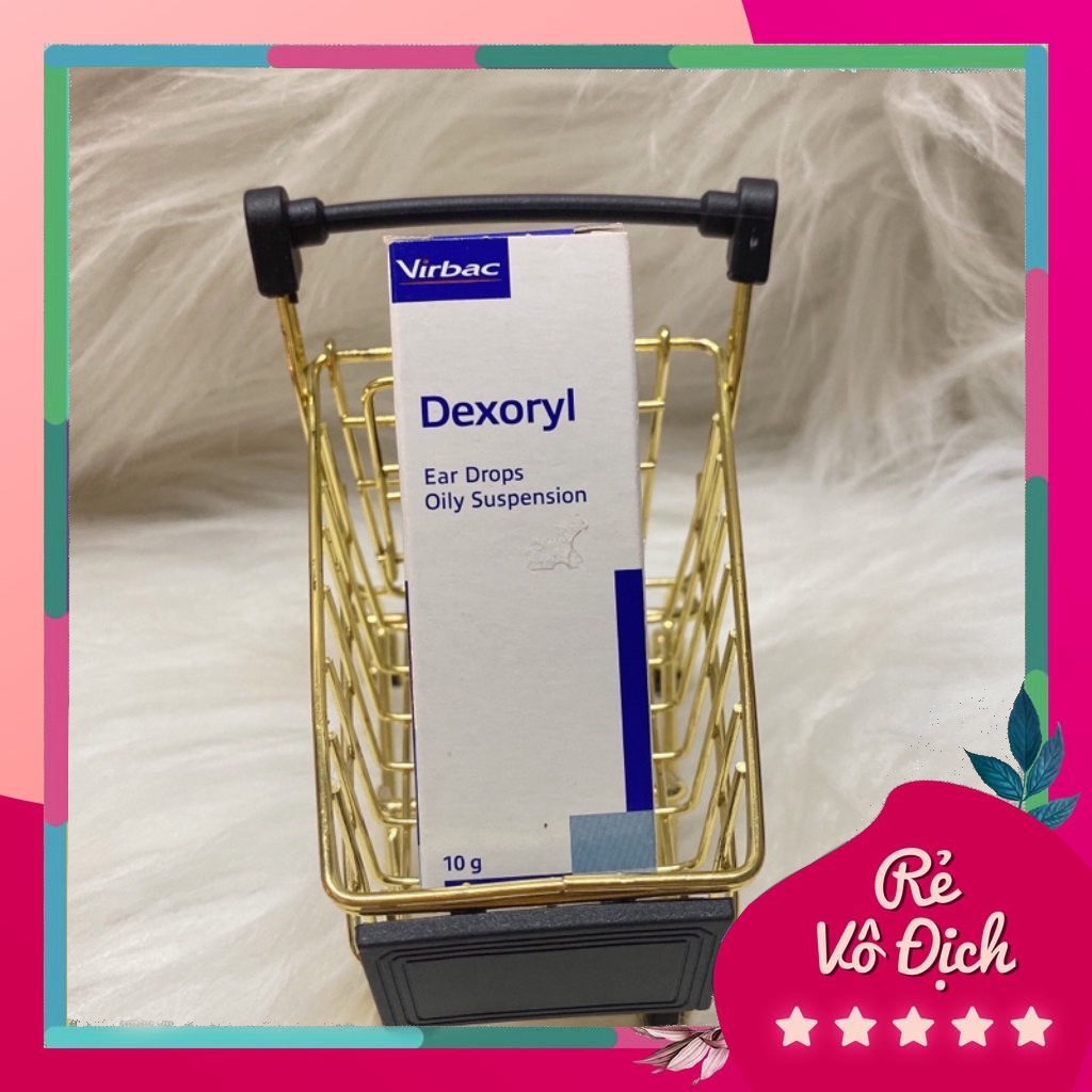 Trị viêm tai cho chó mèo cực hiệu quả Dexoryl,Ear Drops rận tai Otoklen,