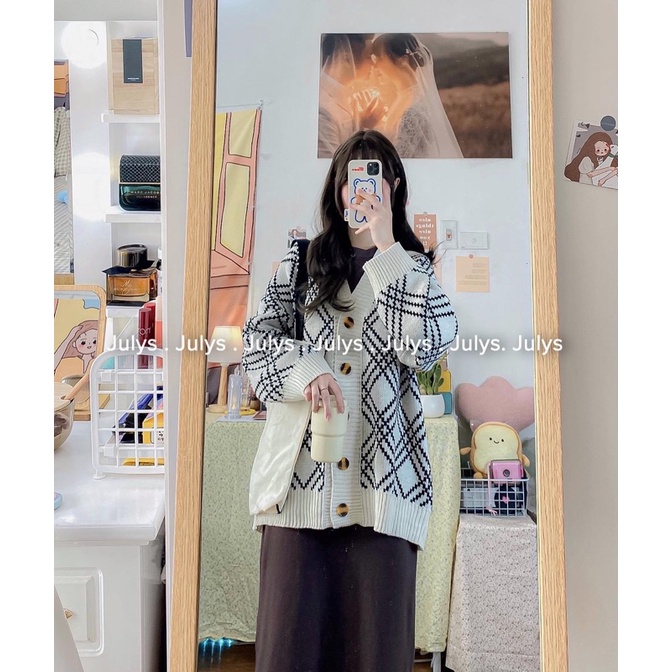 Áo cardigan len chéo (ảnh thật shop chụp kèm video) | BigBuy360 - bigbuy360.vn