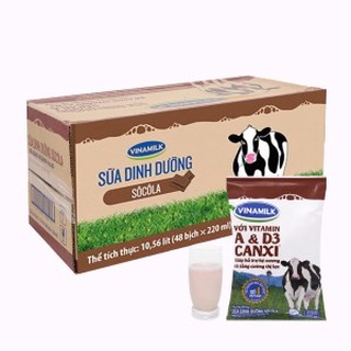 Sữa tươi Vinamilk Bịch 220ml (thùng 48 bịch)