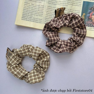 Srunchie, Dây Cột Tóc/ Buộc Tóc Tone Màu Vintage Cổ Điển